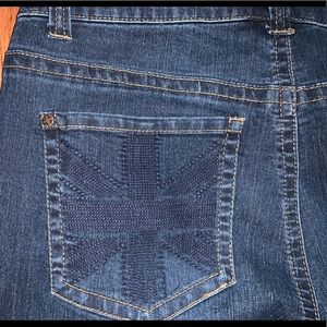 LIVERPOOL Jeans Lucy Bootcut w/British Flag sz 10